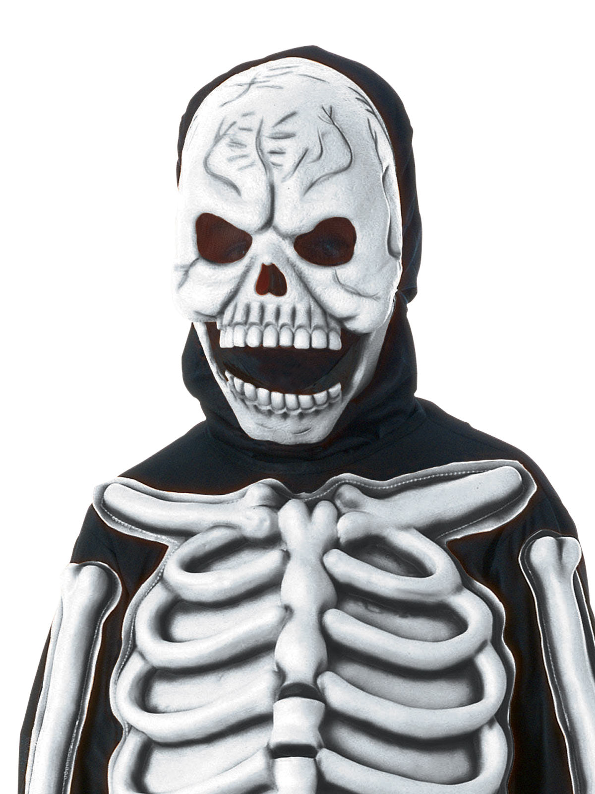 SKELETON GLOW IN THE DARK COSTUME, CHILD - Back