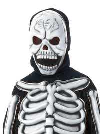 SKELETON GLOW IN THE DARK COSTUME, CHILD - Back