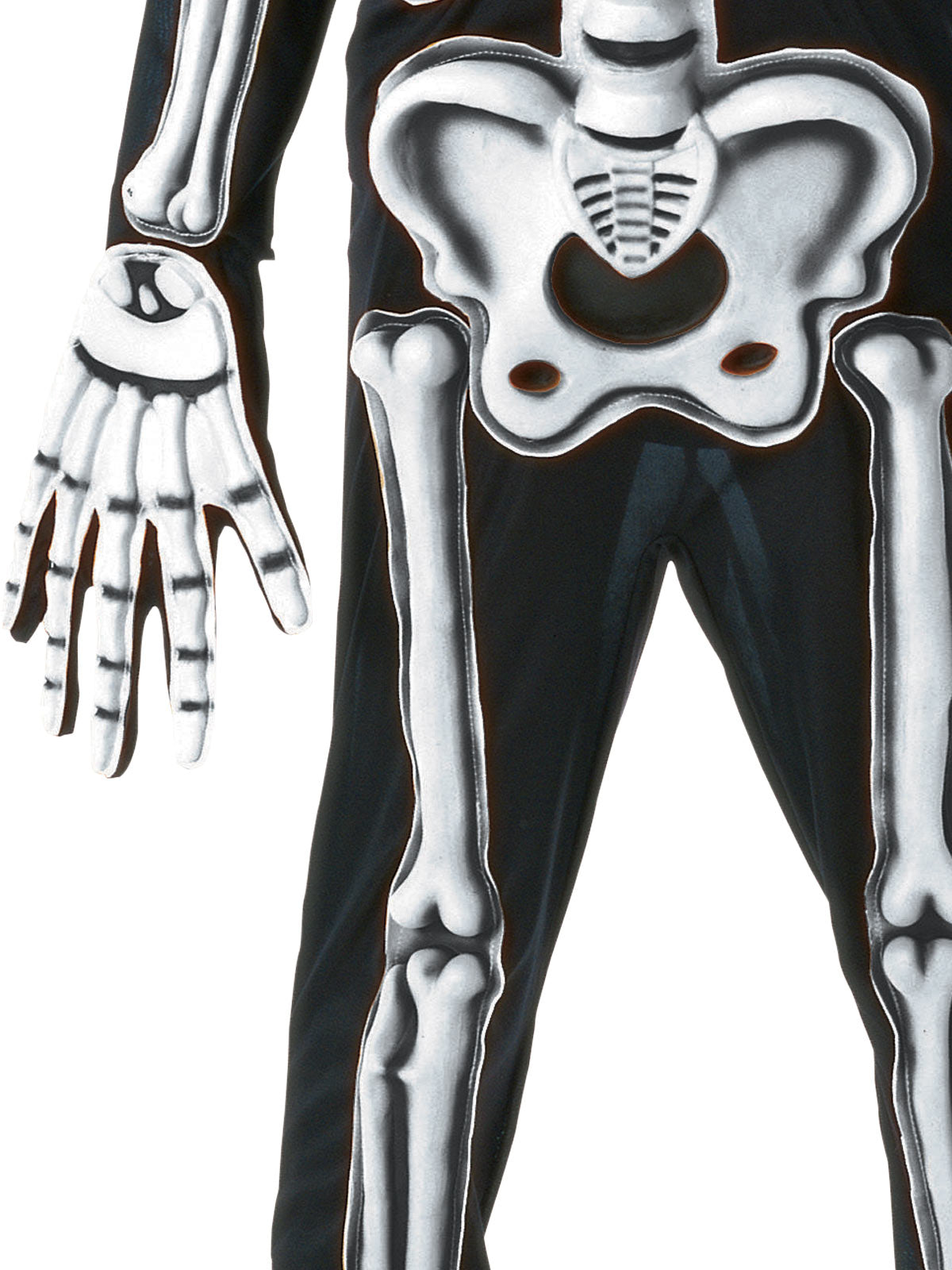 SKELETON GLOW IN THE DARK COSTUME, CHILD - Side