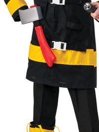 FIRE FIGHTER DELUXE COSTUME, CHILD - Side