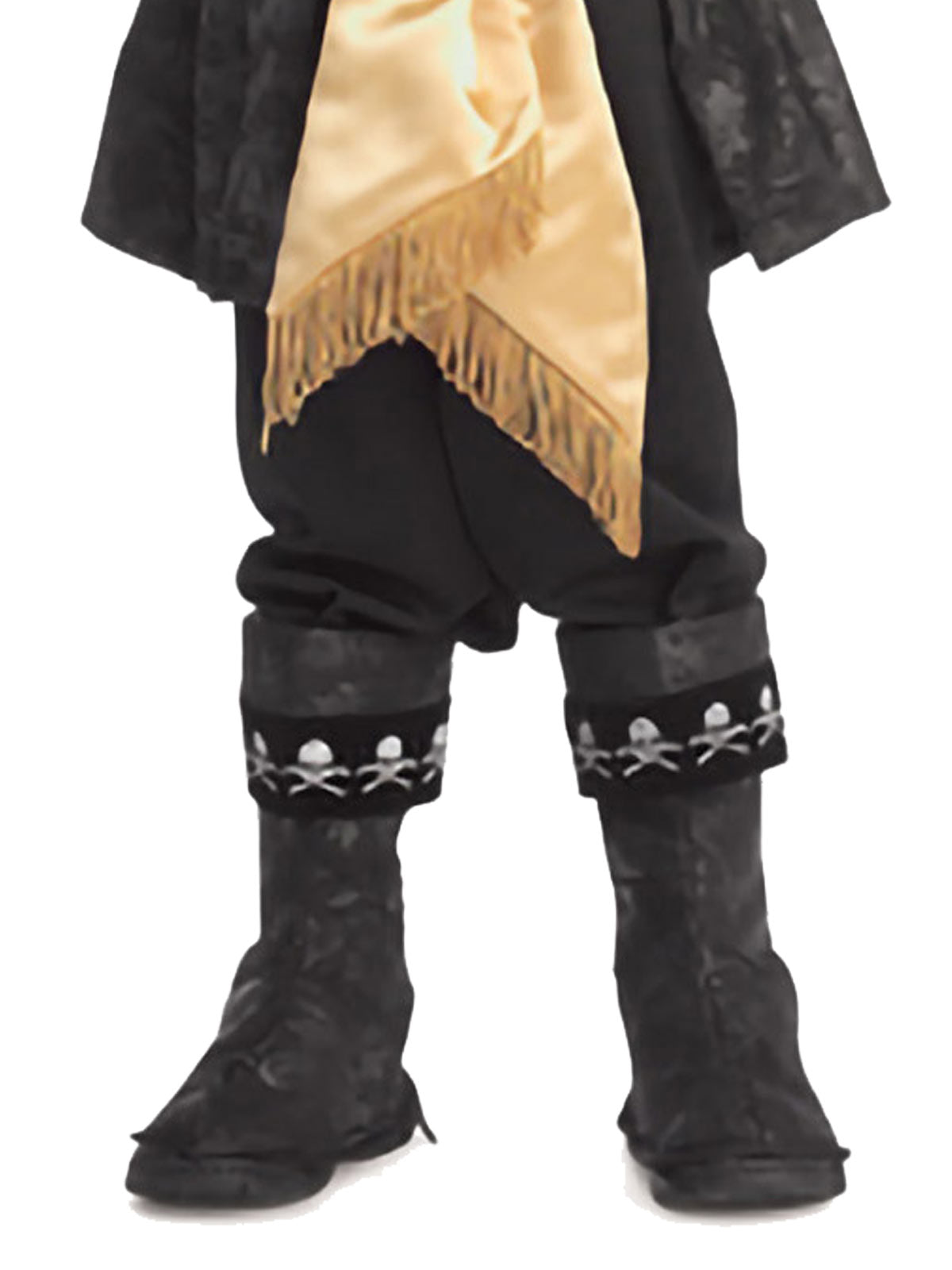 CAPTAIN BLACK DELUXE COSTUME, CHILD - M - Side