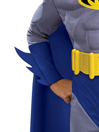 BATMAN DELUXE MUSCLE CHEST COSTUME, CHILD - Side