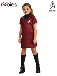 STAR TREK RED DRESS, CHILD - Front