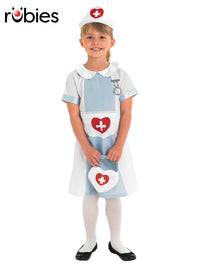 NURSE CLASSIC COSTUME, CHILD - Front