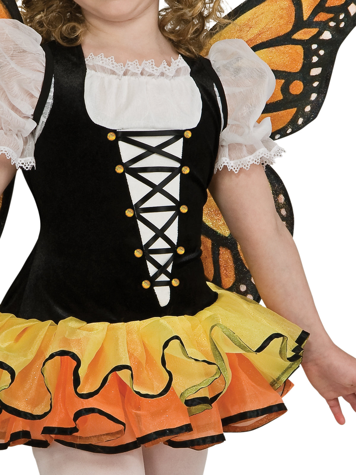 MONARCH BUTTERFLY COSTUME, CHILD - Side