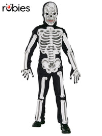 SKELETON DELUXE COSTUME, CHILD - Front