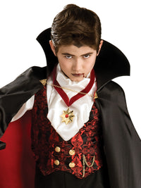 TRANSYLVANIAN VAMPIRE COSTUME, CHILD - Back