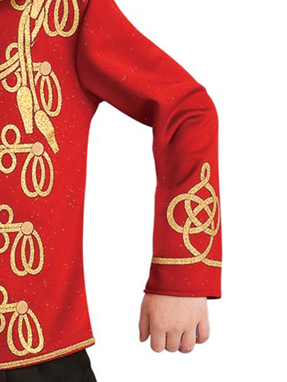MICHAEL JACKSON RED MILITARY JACKET, CHILD - Side