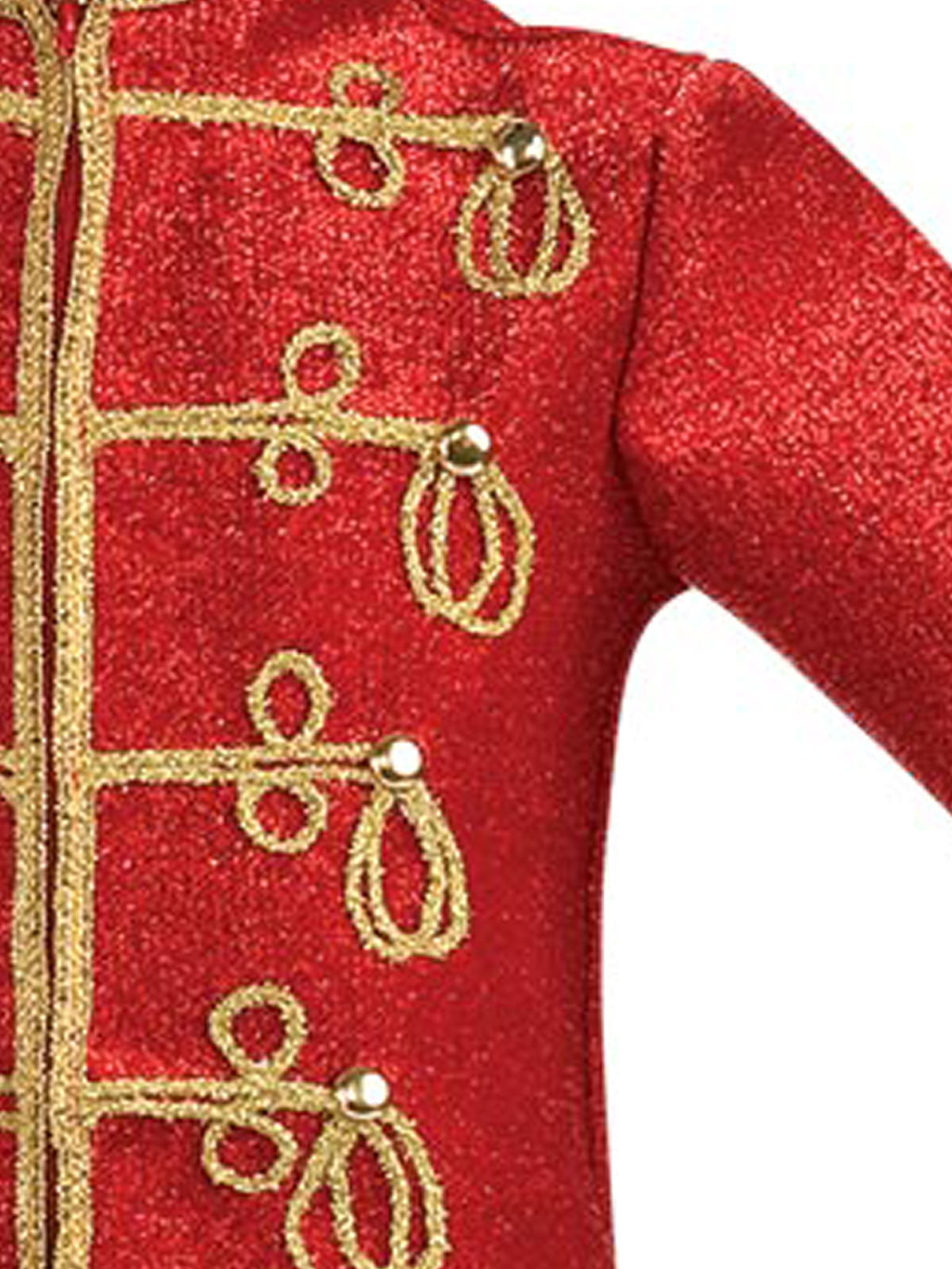 MICHAEL JACKSON DELUXE RED MILITARY JACKET, CHILD - Side