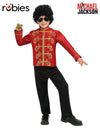 MICHAEL JACKSON DELUXE RED MILITARY JACKET, CHILD - Front