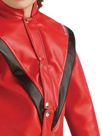 MICHAEL JACKSON DELUXE RED THRILLER JACKET, CHILD - Back