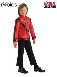 MICHAEL JACKSON DELUXE RED THRILLER JACKET, CHILD - Front