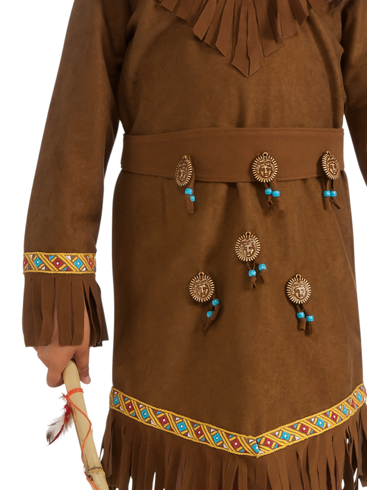 NATIVE AMERICAN GIRL COSTUME, CHILD - Side