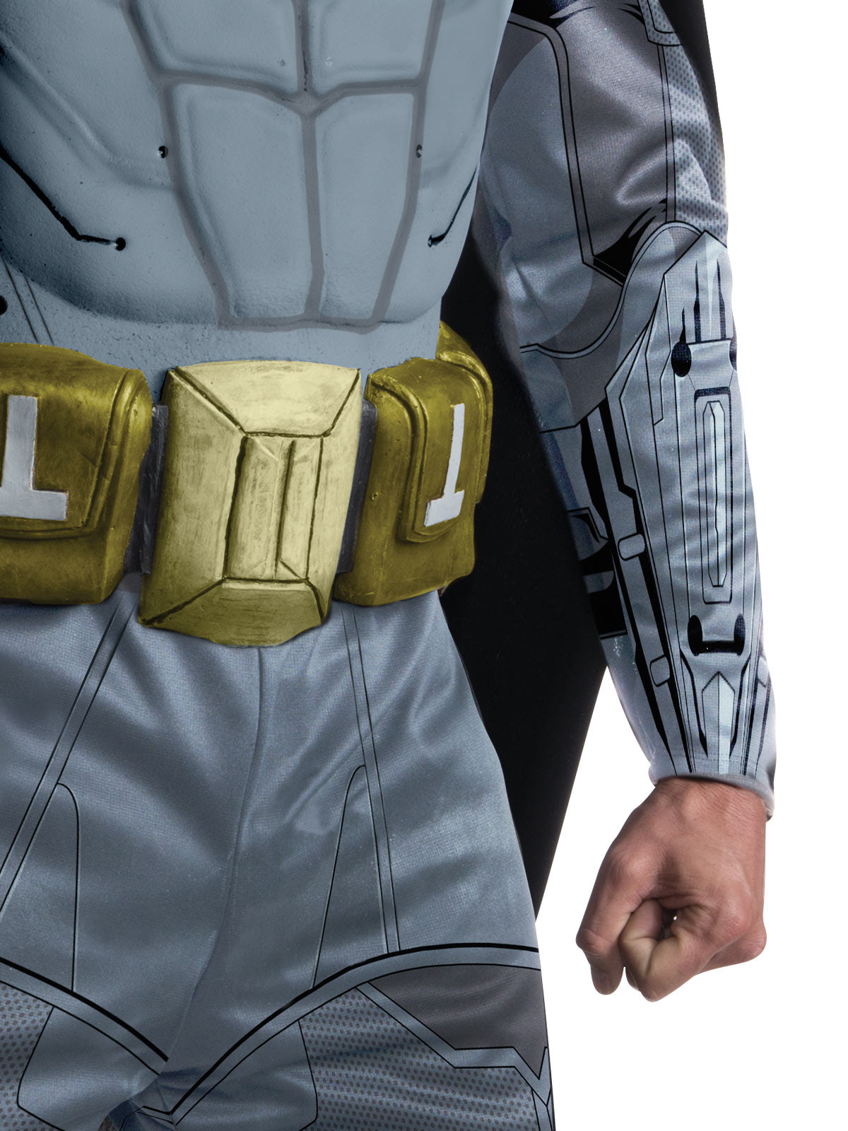 BATMAN MUSCLE CHEST COSTUME, ADULT - Side