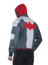 RED HOOD ARKHAM HOODIE, ADULT - Back