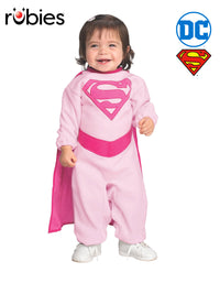 SUPERGIRL PINK COSTUME. CHILD - Front