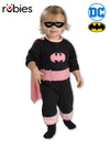 BATGIRL PINK BABY COSTUME, BABY - Front