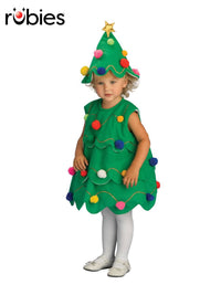 LITTLE CHRISTMAS TREE COSTUME, CHILD - Back
