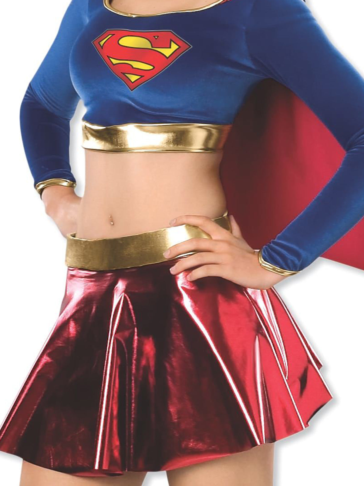 SUPERGIRL COSTUME, TEEN - TEEN - Side