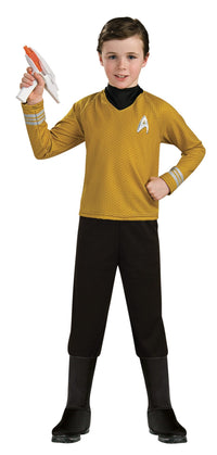 STAR TREK DELUXE GOLD SHIRT, CHILD - Front
