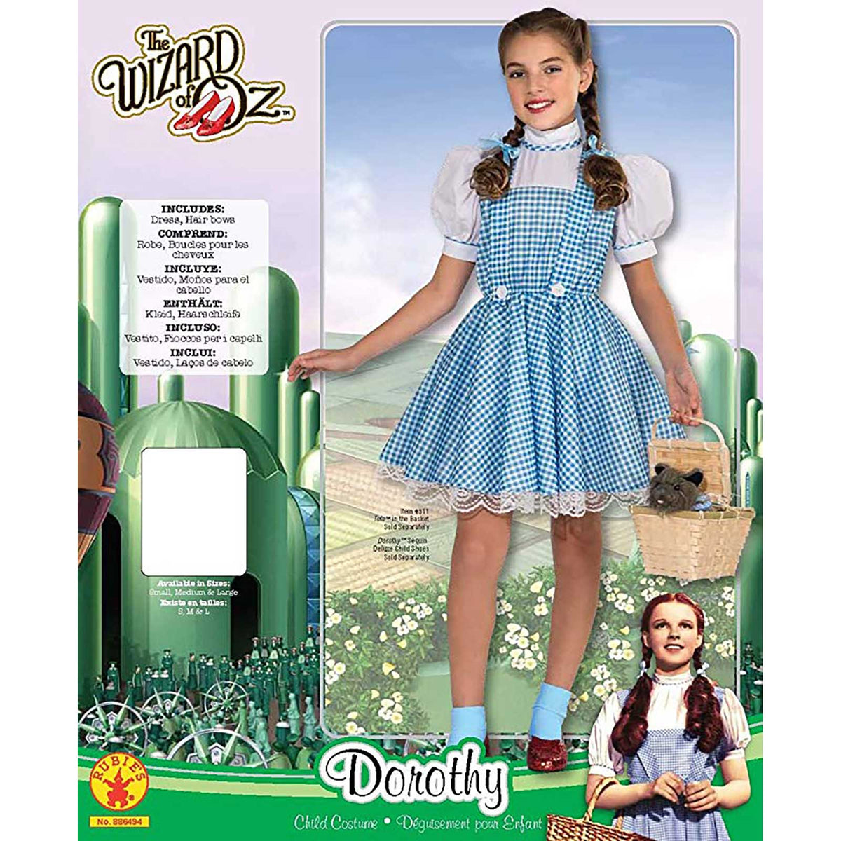 DOROTHY DELUXE COSTUME, CHILD - Packaging