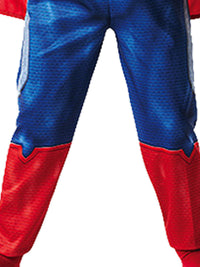 SUPERMAN DELUXE COSTUME, CHILD - S - Back