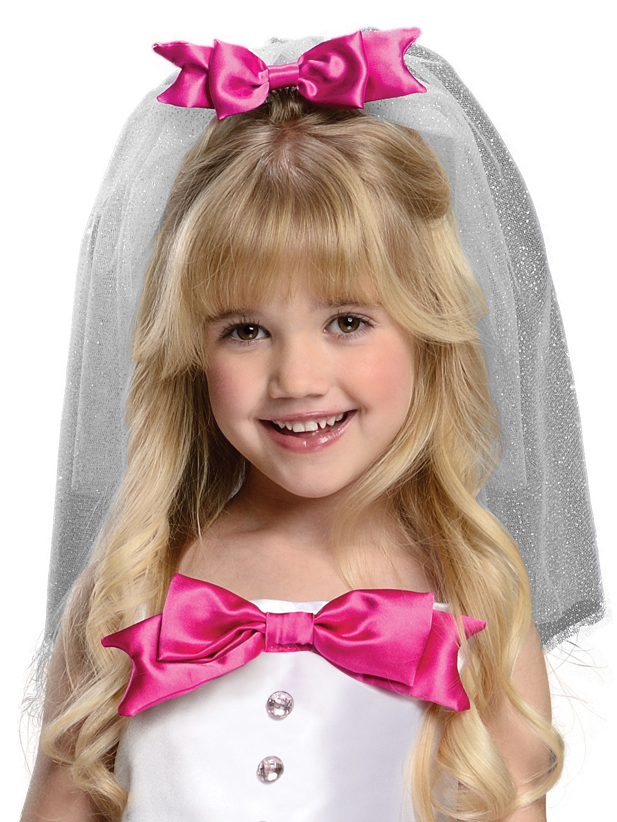 BARBIE BRIDE COSTUME, CHILD - Back