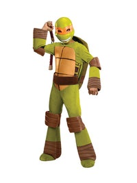 TMNT MICHELANGELO DELUXE COSTUME, CHILD - Front