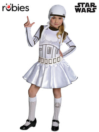 STORMTROOPER TUTU COSTUME, CHILD - Front
