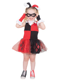HARLEY QUINN TUTU COSTUME, TODDLER - TODDLER - Side