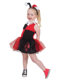HARLEY QUINN TUTU COSTUME, TODDLER - TODDLER - Back