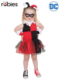 HARLEY QUINN TUTU COSTUME, TODDLER - TODDLER - Front