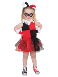 HARLEY QUINN TUTU COSTUME, TODDLER - TODDLER