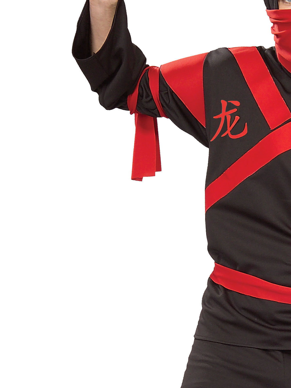 DRAGON NINJA WARRIOR COSTUME, ADULT - STD - Side