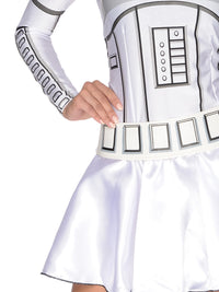 STORMTROOPER FEMALE COSTUME, ADULT - Side