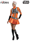 X-WING FIGHTER FEMALE COSTUME, ADULT - Front
