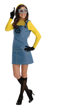 MINION FEMALE COSTUME, ADULT - Front