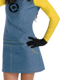 MINION FEMALE COSTUME, ADULT - Side