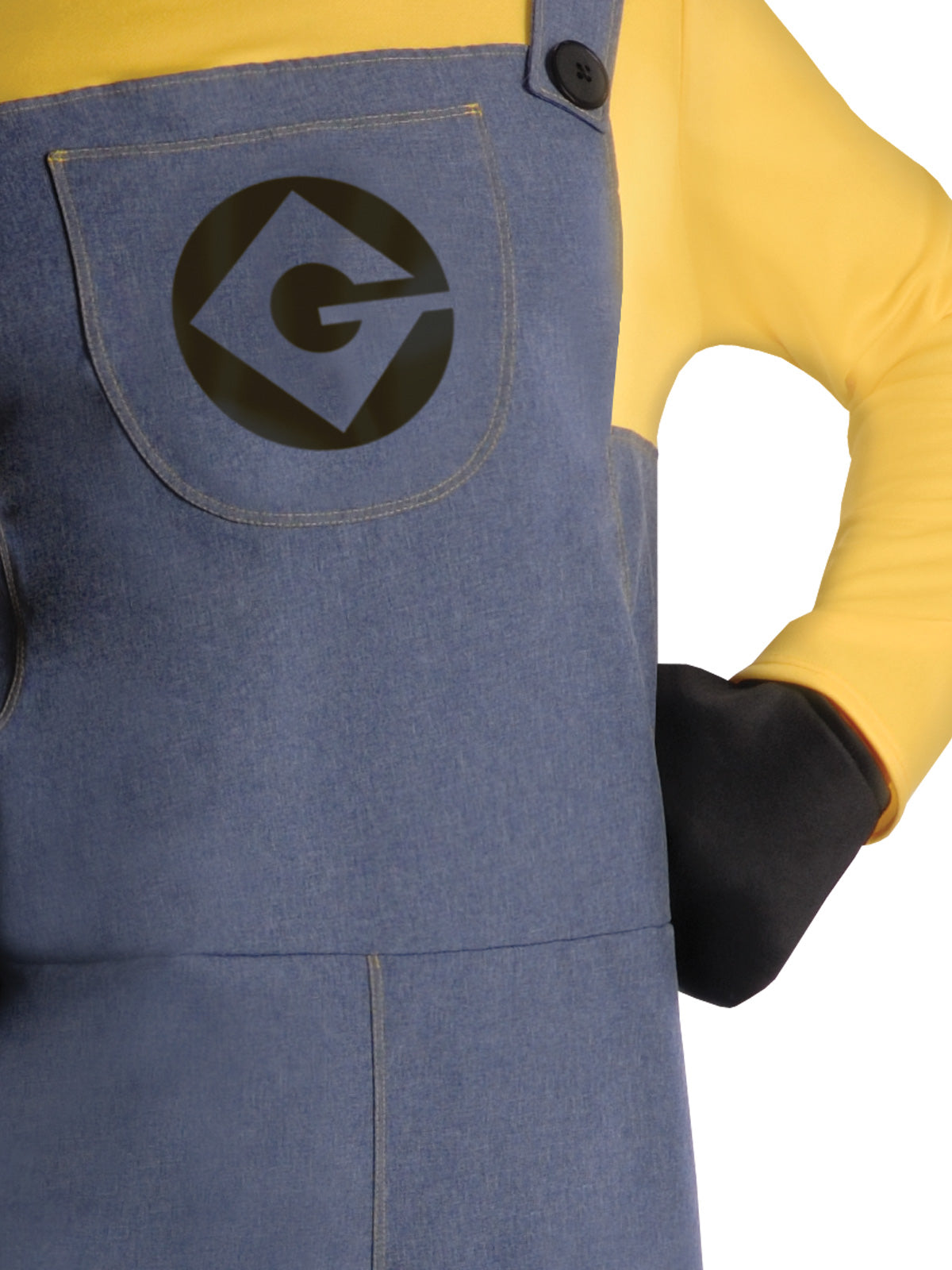 MINION DAVE COSTUME, ADULT - STD - Side