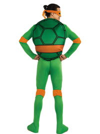 TMNT MICHELANGELO COSTUME, ADULT - Back