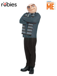 MINION GRU COSTUME, ADULT - STD - Front