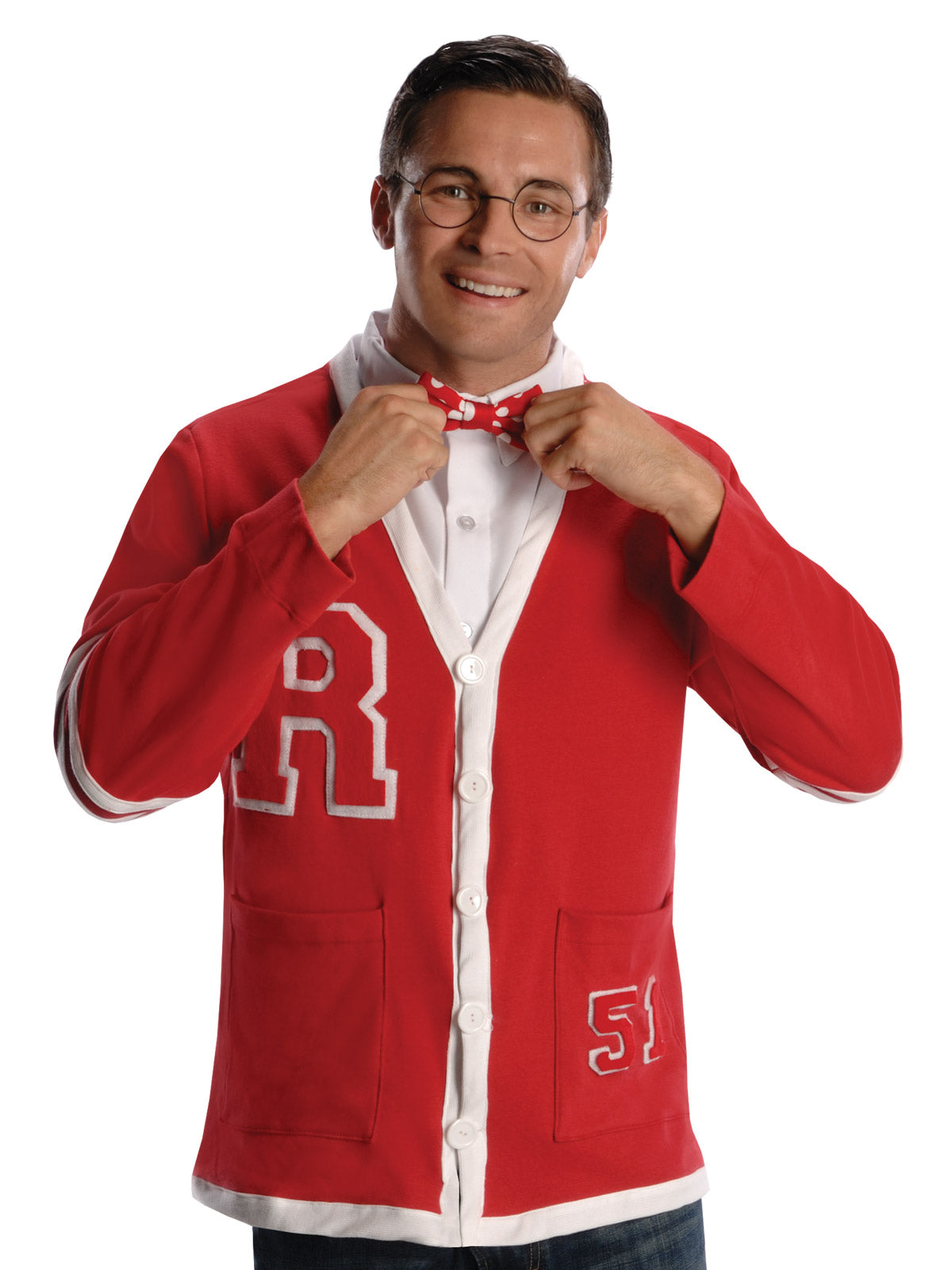 50'S NERD GUY COSTUME, ADULT - Back