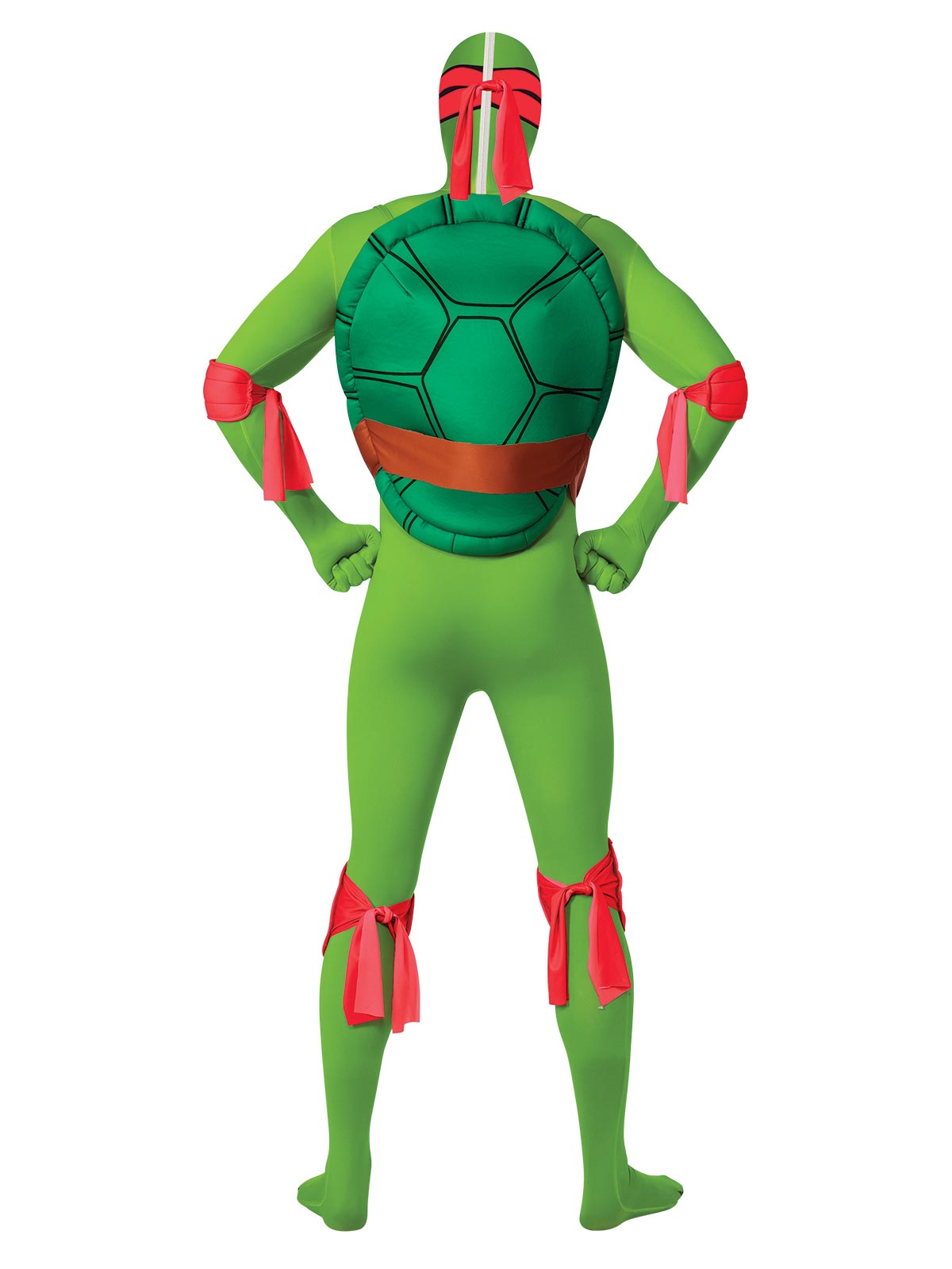 TMNT RAPAHAEL 2ND SKIN SUIT, ADULT - M - Back