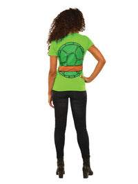TMNT RAPHAEL LADIES TEE, ADULT - Back