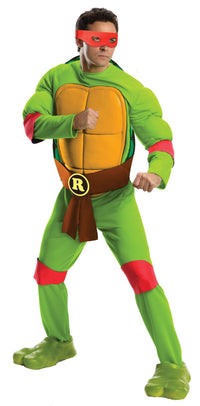 MICHELANGELO DELUXE TMNT COSTUME, ADULT - STD - Front