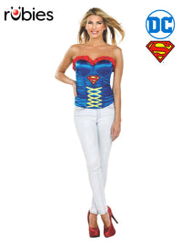 SUPERGIRL CORSET, ADULT - Front