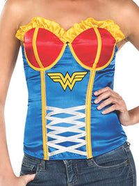 WONDER WOMAN CORSET, ADULT - Back