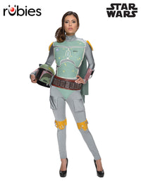 BOBA FETT FEMALE COSTUME, ADULT - Front