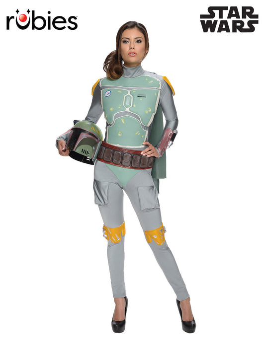 BOBA FETT FEMALE COSTUME, ADULT - Front