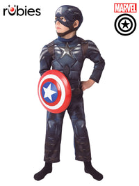CAPTAIN AMERICA WINTER SOLDIER DELUXE COSTUME, CHILD - Front